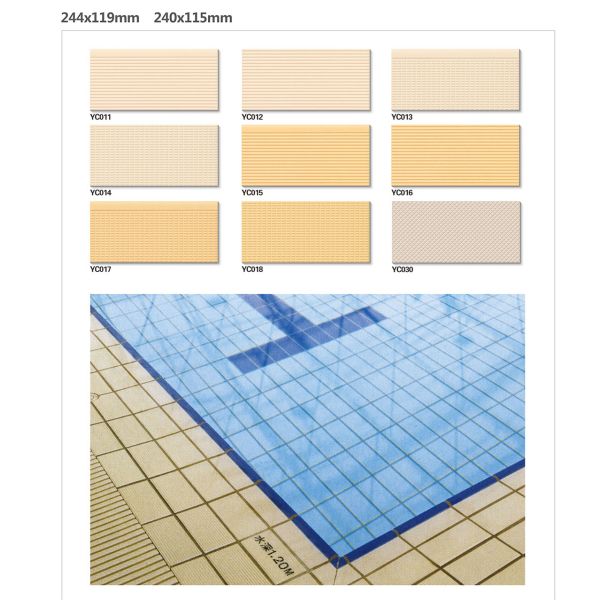 30x30cm Anti-Slip Ceramic Pool Mosaic Tiles AAA Grade