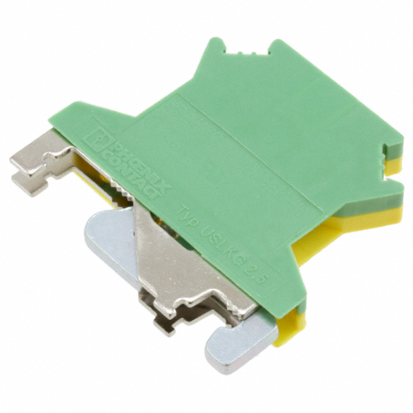 Phoenix Contact Protective Conductor Terminal Block with Screw Connection and Green-Yellow Color for Din Rail Mounting