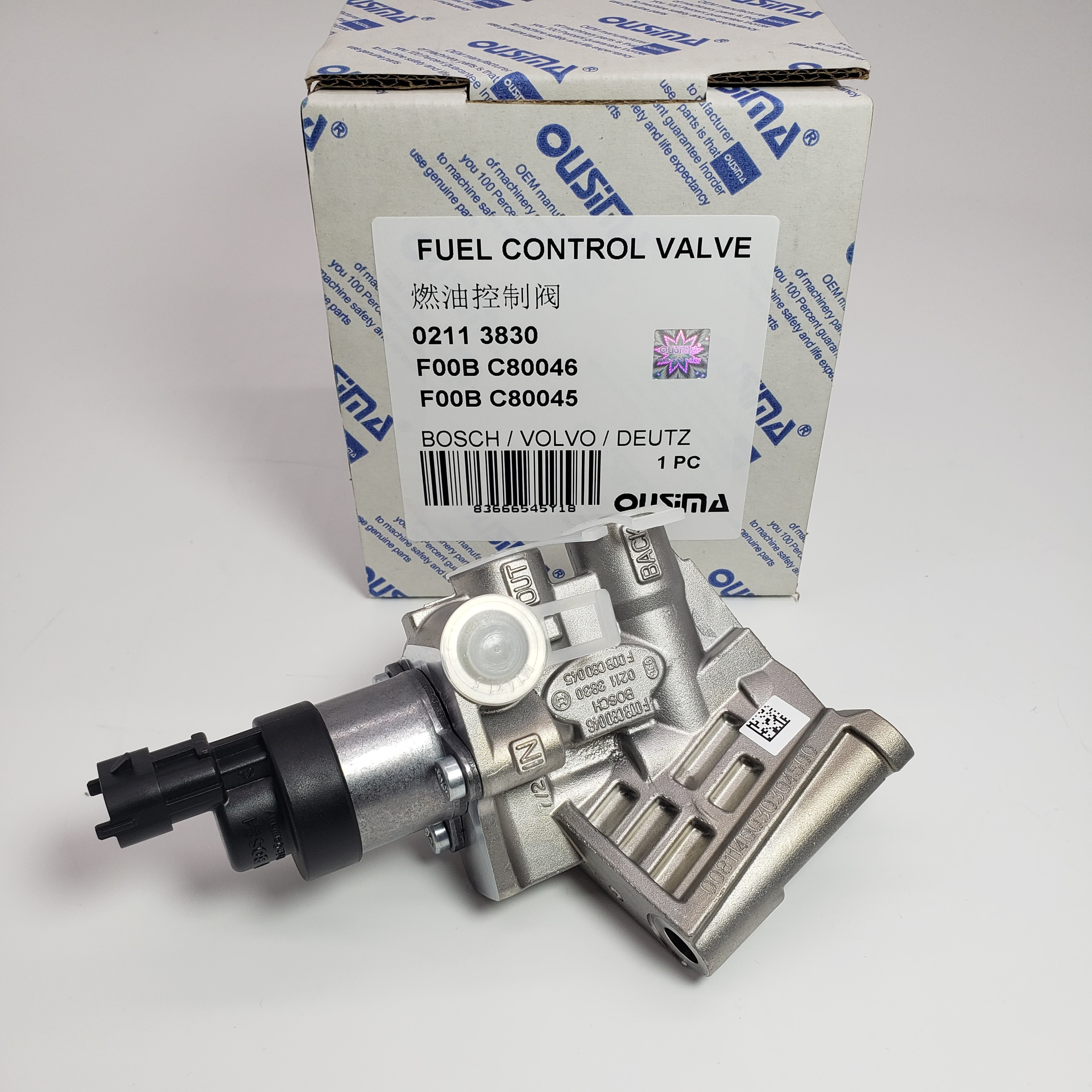 Fuel Control Valve 0211 3830 F00B C80046 F00B C80045 For BOSCH VOLVO DEUTZ
