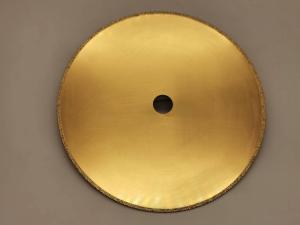 China 1A1R Electroplated Diamond Grinding Wheel 210*0.8*20*2mm D50/60 Cutting wholesale