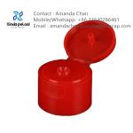 Non Spill Ribbed Smooth Flip Top Cap Bottle Cap Dispenser For Plastic Bottle