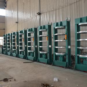 China Motorcycle Bicycle Tyre Curing Press  Vertical Tire Molding Machine PLC wholesale