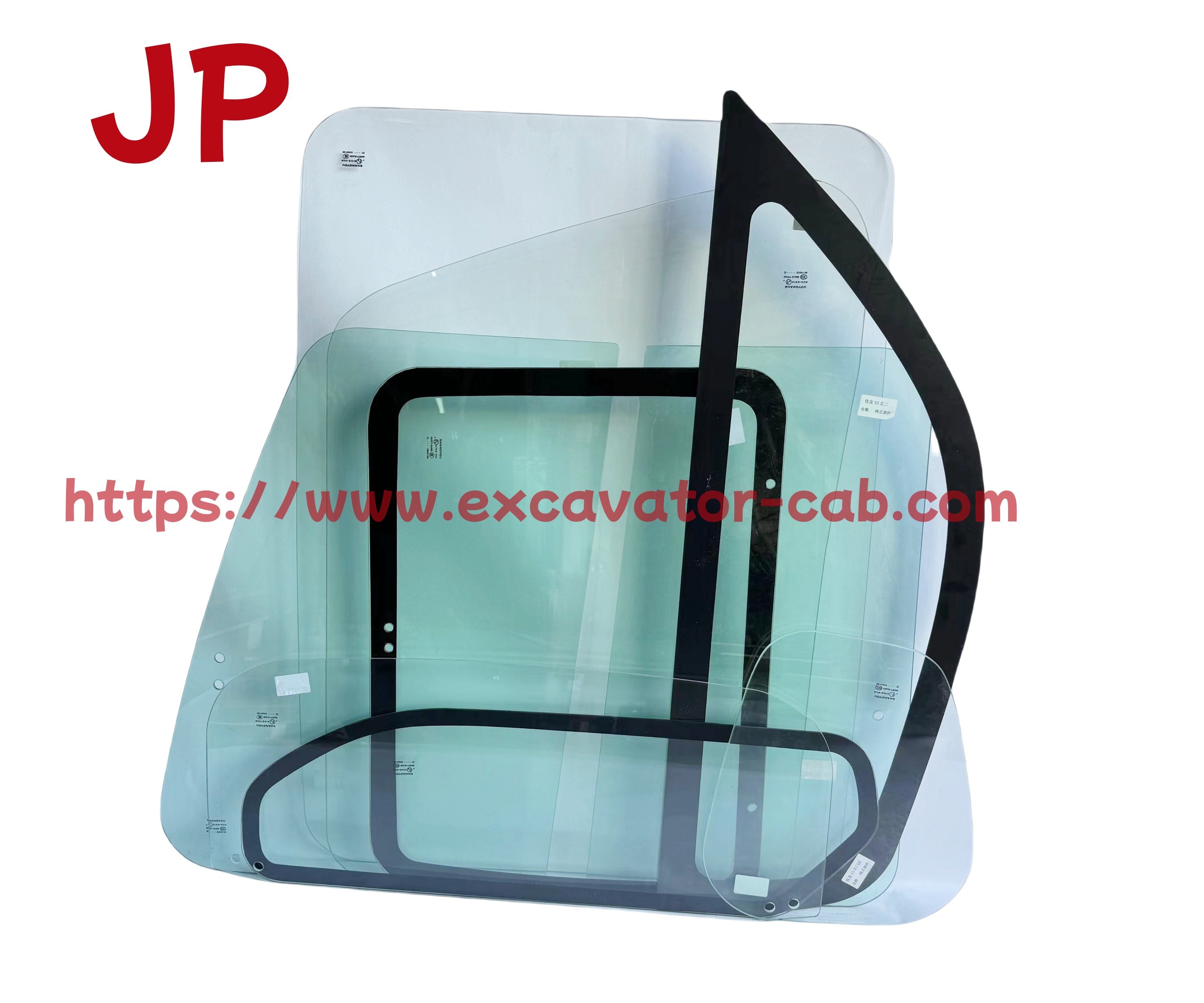 Excavator Cab Full Glass For Sumitomo SHA3 CASE CX210B
