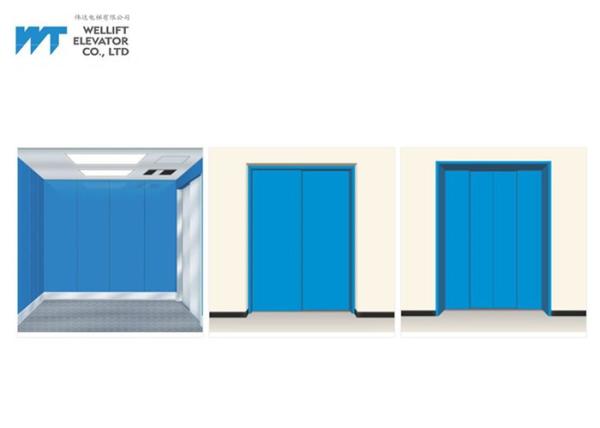 Duplex Control Traction Freight Elevator , Freight Elevator Safety With Small