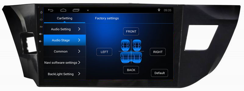 Ouchuangbo car digital screen gps navi radio for Toyota Levin 2014 with USB SWC 1080P Video BT android 8.1 system