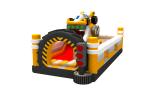 Car Themed Inflatable Obstacle Game Digital Printing Big Bouncy Castle