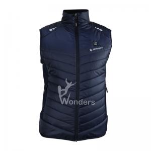China Mens Electric Heated Fashion Fitted Lightweight Puffer Vest Usb Charging Heated on sale