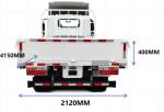 4.5T 4.15 Meter Single Row Pure Electric Cargo Van EV Fence Transport Vehicle 80