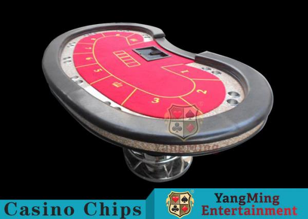 Quality Professional Casino Game Table With 50mm High Elasticity Sponge Foreskin for sale