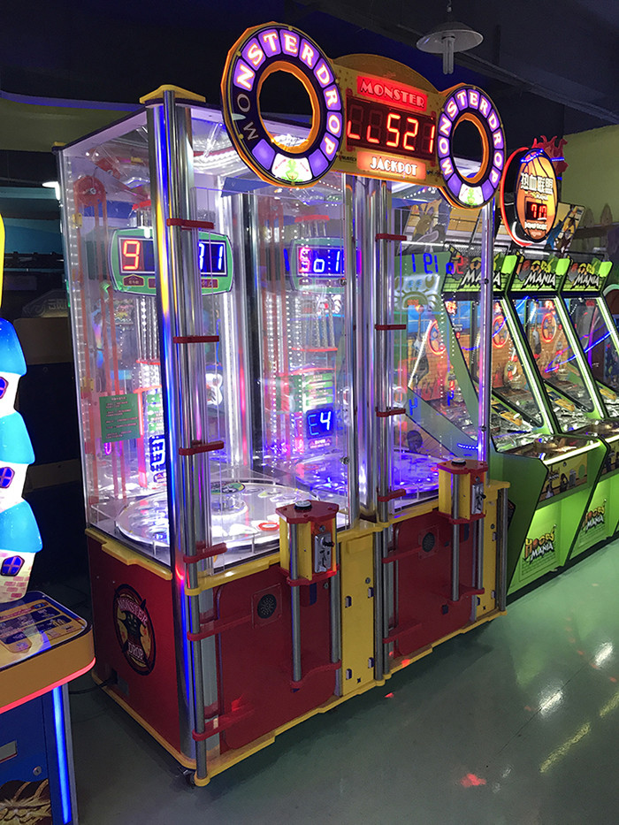 Monster Drop Magic Ticket Redemption Games with Lcd Monitor 250W