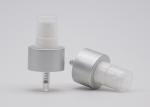 Matte Silver Aluminum Closure Pump Mister Sprayer 24mm 0.2ml Dosage Longlife