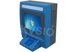 China RFID Scanner Wall Mounted Touch Screen Kiosk For Human Resource Self Attendance on sale
