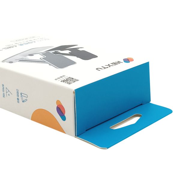 Custom Folding Mobile Phone Stand Packaging Box with Eco-Friendly Materials and Customizable Printing