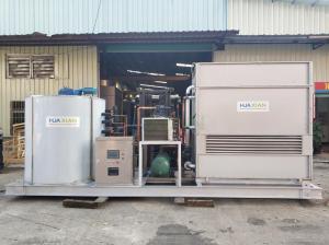China 20 Ton Flake Ice Machine Evaporative Fresh Water 56kw For Ice Plant wholesale
