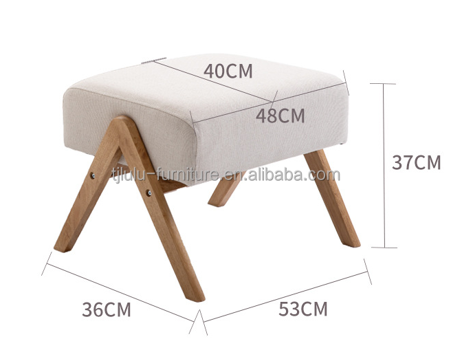 Solid Wood Lounge Arm Chair For Living Room Classical Nordic Leisure Chair NO Folded Mail packing
