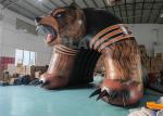 Custom Team PVC Tarpaulin 20ft Giant Bear Football Inflatable Bear Football