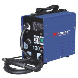 China Automatic protection gasless arc transformer mig welding machine mig130 wholesale