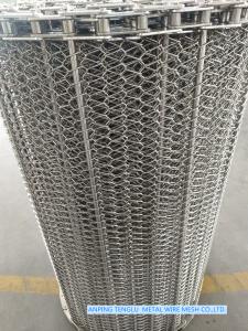 China Wide Range Wire Metal Mesh Conveyor Belt , Stainless Steel Chain Conveyor Belt wholesale