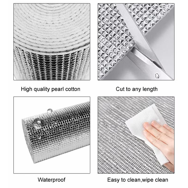 2mm 3mm Double Bubble Insulation​ Reflective Bubble Insulation​ For Window Fireproof And Heat Insulation