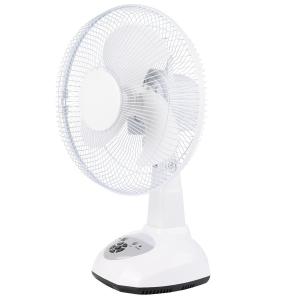 China PP Material 12inch Solar Rechargeable Fan 18W With USB Port Battery wholesale