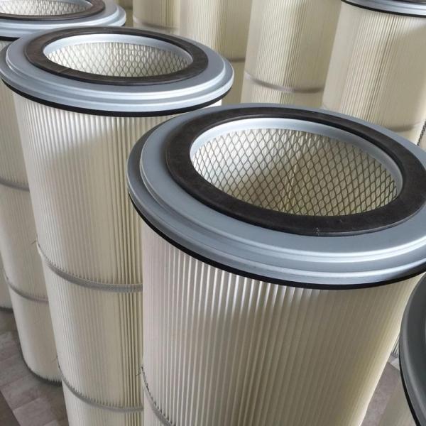 Sand Blasting Industrial Air Filter Cartridges / Pleated Filter Bags Dust