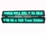 IP65 PH10MM Two Sided Led Outdoor Signs 10000 Dots Led Moving Message Waterproof
