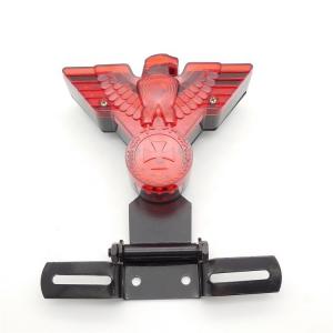 China Eagle Red Cover movable Bracket Brake Lamp Halley Motorcycle Modification Accessories LED Eagle Eye Tail Light on sale