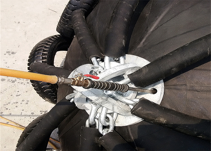Yokohama Type Inflatable Marine Rubber Fenders 50Kpa 80Kpa 10