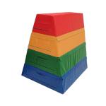 Gymnastics Training Jump Pommel Horse Trapezoid Geili Four Foam Vaulting Box