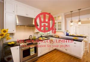 China Fashion Shaker-style Solid Wood Kitchen Cabinet with Excellent Design and Quality wholesale