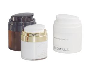 China Personal Care Airless Jar With Matte Silver Collar 15g 30g 50g wholesale