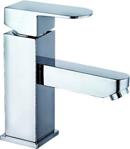 China Modern Chrome Single Handle Brass Wash Basin Mixer Faucet T8332 wholesale