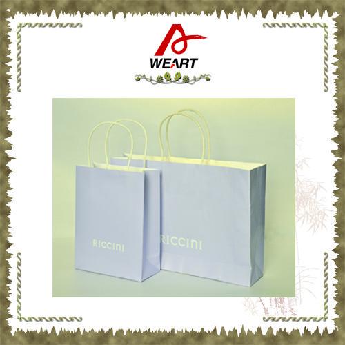 Quality Gift / Shopping Personalised Paper Carrier Bags With Twisted Handle for sale