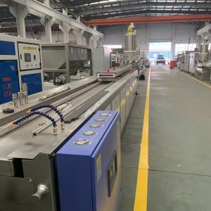 China 180mm Width 55kw Furniture Plastic Profile Production Line on sale