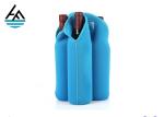 4 Bottle Bottle Cooler Bag Neoprene Wine Bottle Holder Eco - Friendly Material