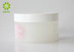 Wide Mouth Frosted Body Butter Jars 200g White PP Plastic Material Made