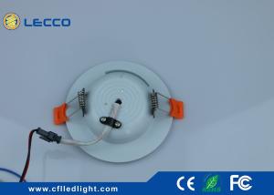 China LED Recessed Downlight 15W SMD 5730 Disk Type 30 00H Life Time 100 LM / W SDCM &lt; 3 wholesale