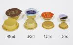 50ml Disposable Creme Brulee Cups Sealing Lid Aluminum Foil Pan