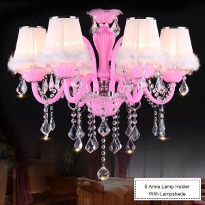 China Bling crystal chandelier for wedding with lampshade (WH-CY-149) wholesale