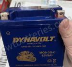 Motorcycle MG9-3B-C Dynavolt Nano Gel Battery Replacement 12V 9Ah