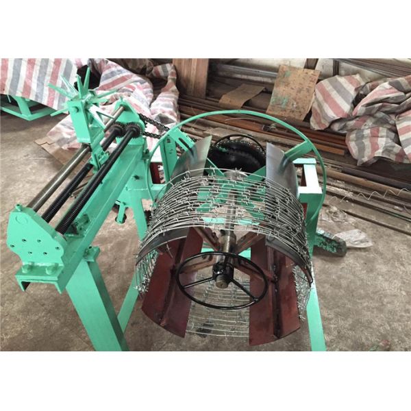 HIgh Capacity Barbed Wire Fence Machine Single Twist Style Main Wire Diameter 2.0-3.2