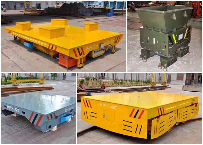 Motorized transfer cart manufacturer electric mold transfer car for gavanized plant transport