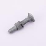Round Head Square Neck Carriage Bolts Black Finish DIN 603 Carbon Steel Grade 6