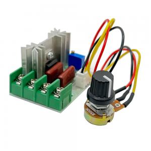 China AC 220V 2000w Motor Speed Controller Dimmers Governor Module Potentiometer on sale