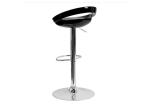 H760-970mm Counter Height Bar Stools Steel Plastic Seat Bar Stools For Garden