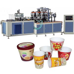China 28-190oz Large Popcorn Cup Making Machine Soup Take Away Box Making Machine wholesale