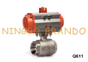 China 2 Inch SS304 Air Operated Ball Valve With Pneuamtic Actuator wholesale