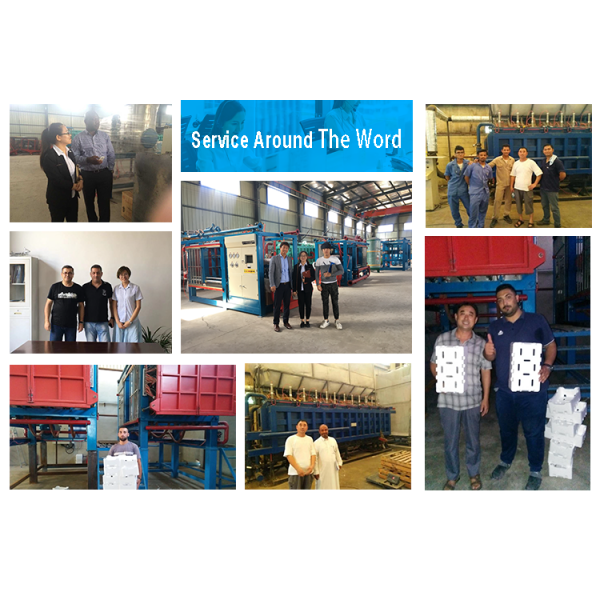 eps expanded polystyrene foam block vacuum forming machine