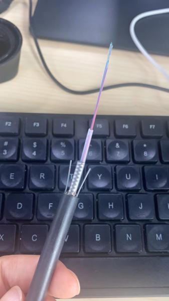 Outdoor Overhead Armored Fibre Optical Cable Gyxtw 2 4 6 8 12 24 Core Fiber