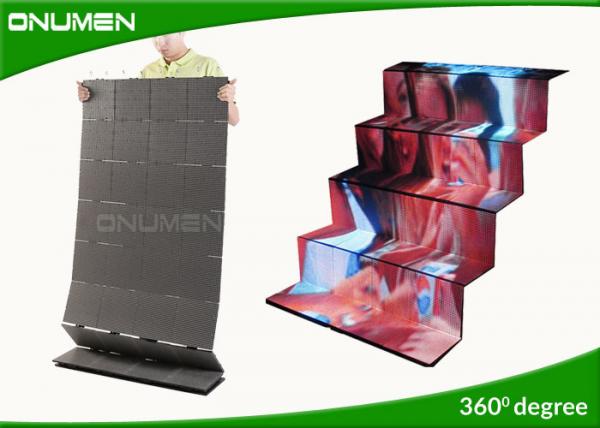 Quality Out door Led Stage Display , rgb Large Flexible Led Screen 4000 nits Brightness for sale